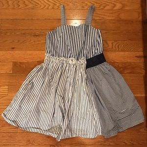 Girls Size M (7/8) Mis-matched Stripe Sun Dress